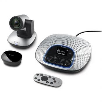 Logitech CC3000e connettore USB 2.0 nero e argento