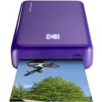 Kodak – Stampante fotografica Mini 2 HD istantanea, senza fili e mobile con tecnologia di stampa brevettata 4Pass, compatibile con iOS e Android, viola