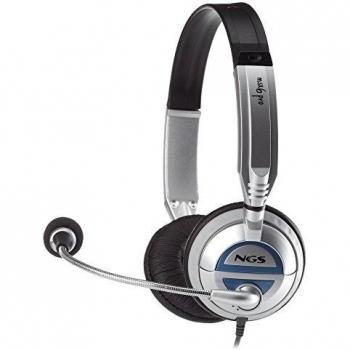 NGS Cuffia con Microfono, Connessione Jack 3.5mm