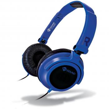 Meliconi MySound Speak Smart Fluo Auricolare Cablato A Padiglione Musica e Chiamate Nero, Blu