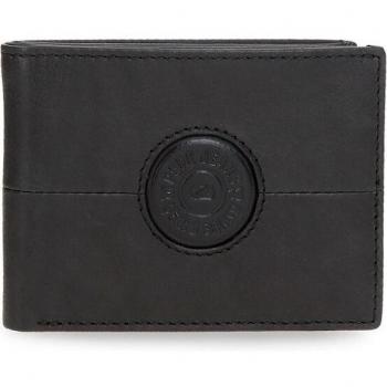 Pepe Jeans. Cartera de piel Cracker Negro