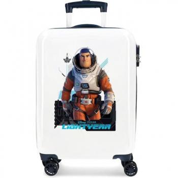 Maleta de cabina Lightyear blanca y negra 38x55x20cm