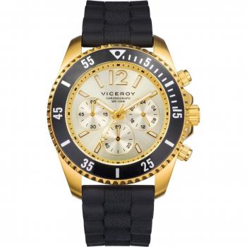 Reloj Viceroy Dorado Sumergible 100m Hombre