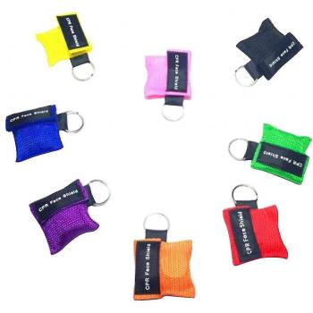 Mascarilla CPR de 8 piezas con llavero