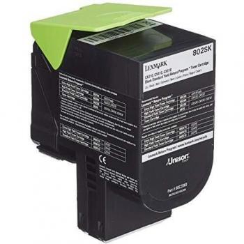 Lexmark 80C2SK0 Toner Standard 802SK, Return Program, Nero