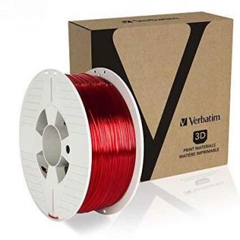 Verbatim PET-G Rosso Trasparente, 1,75 mm (1.000 grammi)