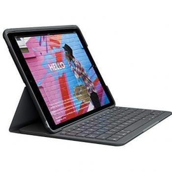Logitech Slim Folio per iPad (7th, 8th e 9th generation) Custodia con tastiera wireless integrata, Layout Italiano QWERTY