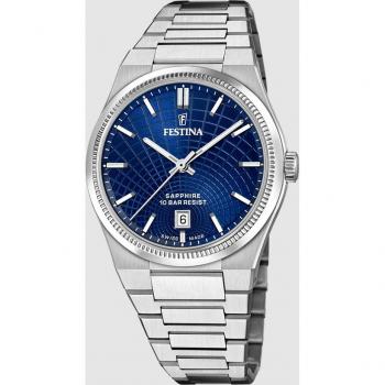Reloj de Hombre Festina Swiss Made Rivé F20051/4 Azul