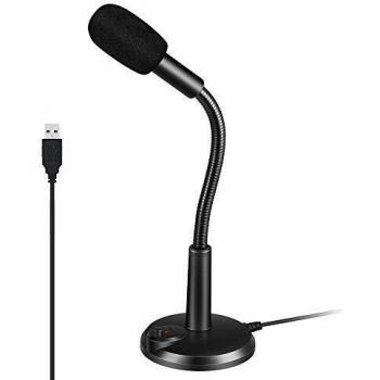 Dericam Microfono per Computer USB Microfono Desktop Professionale per (z6O)