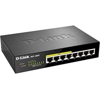 Switch D-Link 10/100/1K 4+4POE MAX 68W DGS-1008P