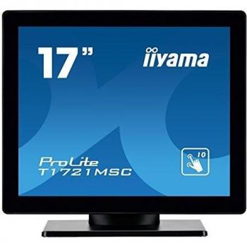 Iiyama ProLite T1721MSC-B1 Monitor PC 17 LED Touch Screen Tavolo Nero