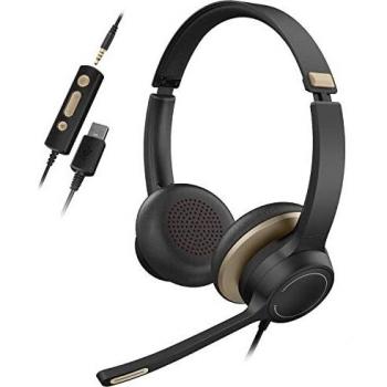 Cuffie USB 3,5 mm Noise‑Cancelling Studio