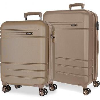 Movom. Juego de maletas rígidas 55-68cm Movom Galaxy champagne