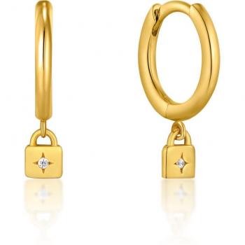 Ania Haie E032-01G pendientes de aro Plata de ley Oro