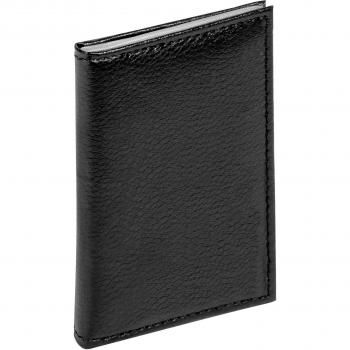 Estuche de cuero para tarjetas, 9.8x6.7 cm