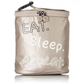 Kipling Funda para Biberones Organizador de Viaje, 22 cm, 4 litros, Plateado (Metallic Glow B)