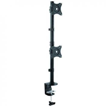 Supporto Verticale da Scrivania per 2 Monitor VESA