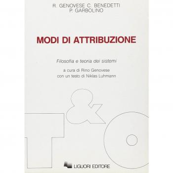 Modi di attribuzione. Filosofia e teoria dei sistemi