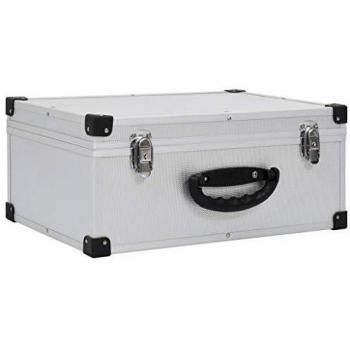 Custodia CD per 60 CD in Alluminio ABS Argento