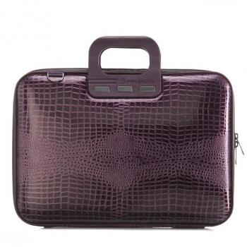 Maletín Bombata Shiny Cocco Púrpura 43x7x33 Cms