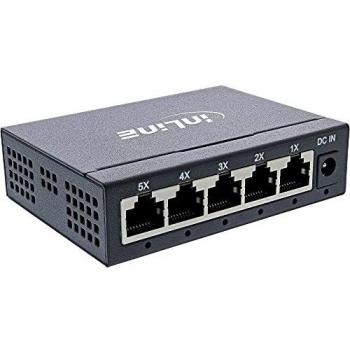 InLine Interruttore non gestito 5 Porte Switch Rete Nero