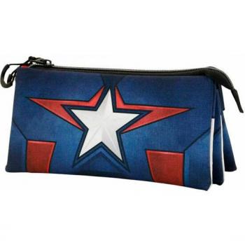 Portatodo Capitán América Marvel triple