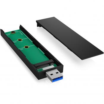 Box ICY 184 m² – USB 3.1 esterno M.2 SATA SSD nero