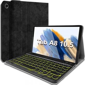 Wineecy Custodia con Tastiera Italiana per Samsung Galaxy Tab A8 10.5 Pollici 2021 SM-X200/X205/X207