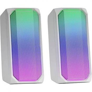 Mars Gaming MSRGBW altoparlante Bianco Con cavo e senza cavo 15 W