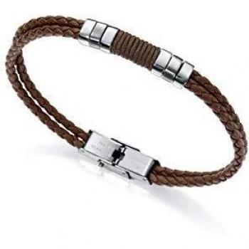 Viceroy Pulsera Caballero Acero y Piel 6456P01011
