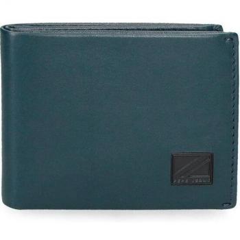 Pepe Jeans. Cartera de piel Chief Azul