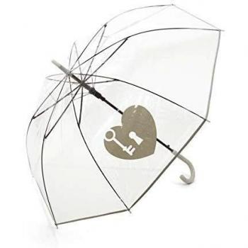 Zaska Paraguas Automático Corazón en Poliéster Modelo Aleatorio 58Cm