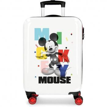 Maleta de cabina Mickey Party blanco