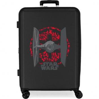 Disney Maleta Mediana Rígida Tie Fighter 70 cm Negro