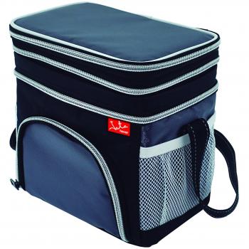 Jata Hogar Take Away Bolsa Térmica Porta Alimentos, Negro/Gris, 24X16X20 cm