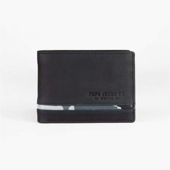 Pepe Jeans 7433161 Delta Monedero 11 cm, 0.09 litros, Negro