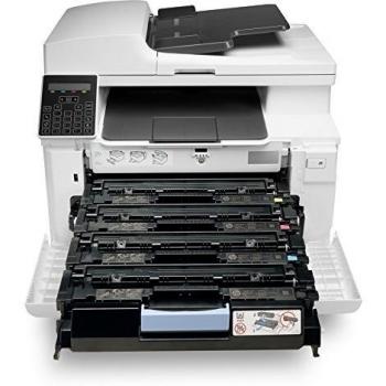 HP Laser Pro MFP M181fw Stampante Color LaserJet Multifunzione, Wireless, 16 ppm, Bianco