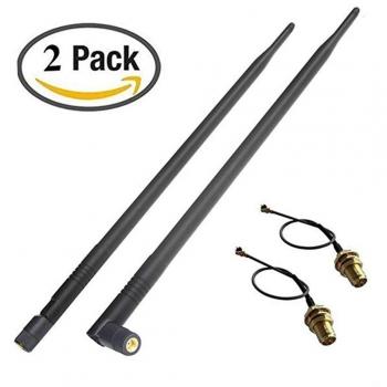 Huacam HCM19 Antenna WiFi Omnidirezionale 2×2,4 GHz 9dBi