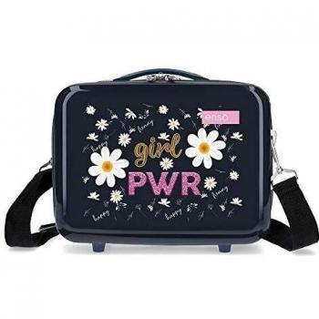 Enso Neceser Adaptable Girl Power Azul 29x21x15 cms