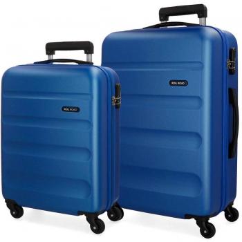 Roll Road Flex Maletas Rígidas Azul 55/65 cms
