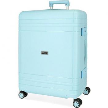 Movom Maleta Mediana Rígida Turquesa 66x44x27cm