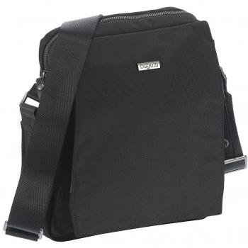 Bandolera Hombre Contratempo Bugatti Negra con Cremallera