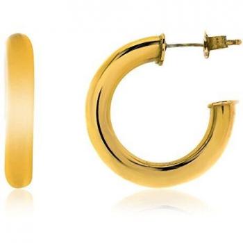 Aros de Plata 925 Bañados en Oro