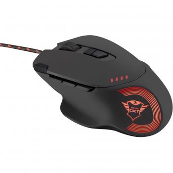 Trust GXT 162 Mouse da Gioco con 9 Pulsanti Programmabili e Illuminazione LED