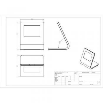 Supporto TabLines per iPad Pro 9.7 – Design Bianco