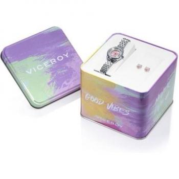 Pack de Reloj y Pendientes Viceroy 401012-79 Dulce