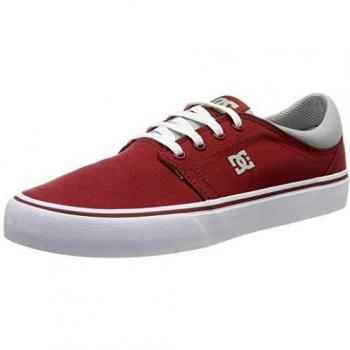 DC Shoes Trase TX, Chaussures de Skateboard Homme, Rouge (Dark Red DKR), Taille 43