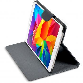 Folio Blu Antigraffio in PU Pelle per Samsung Galaxy Tab 4