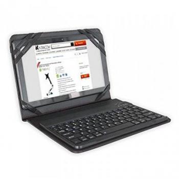 Custodia Techly con Tastiera Bluetooth 3.0 Removibile per Tablet 9.7''/10.1'' Nero