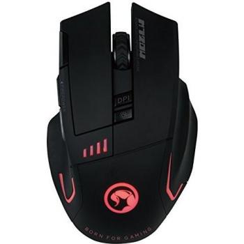 Marvo Scorpion M720W Wireless Mouse Nero e Argento